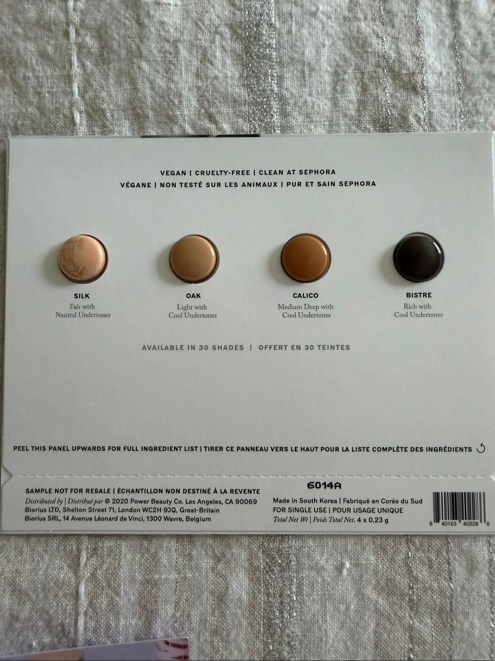 Sephora Foundation Sample Set - Picture 5 of 12